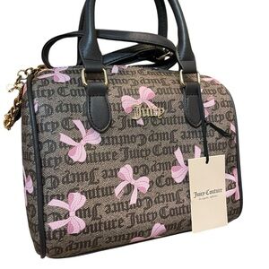 Juicy Couture Simply Sweet Pink Bow Satchel